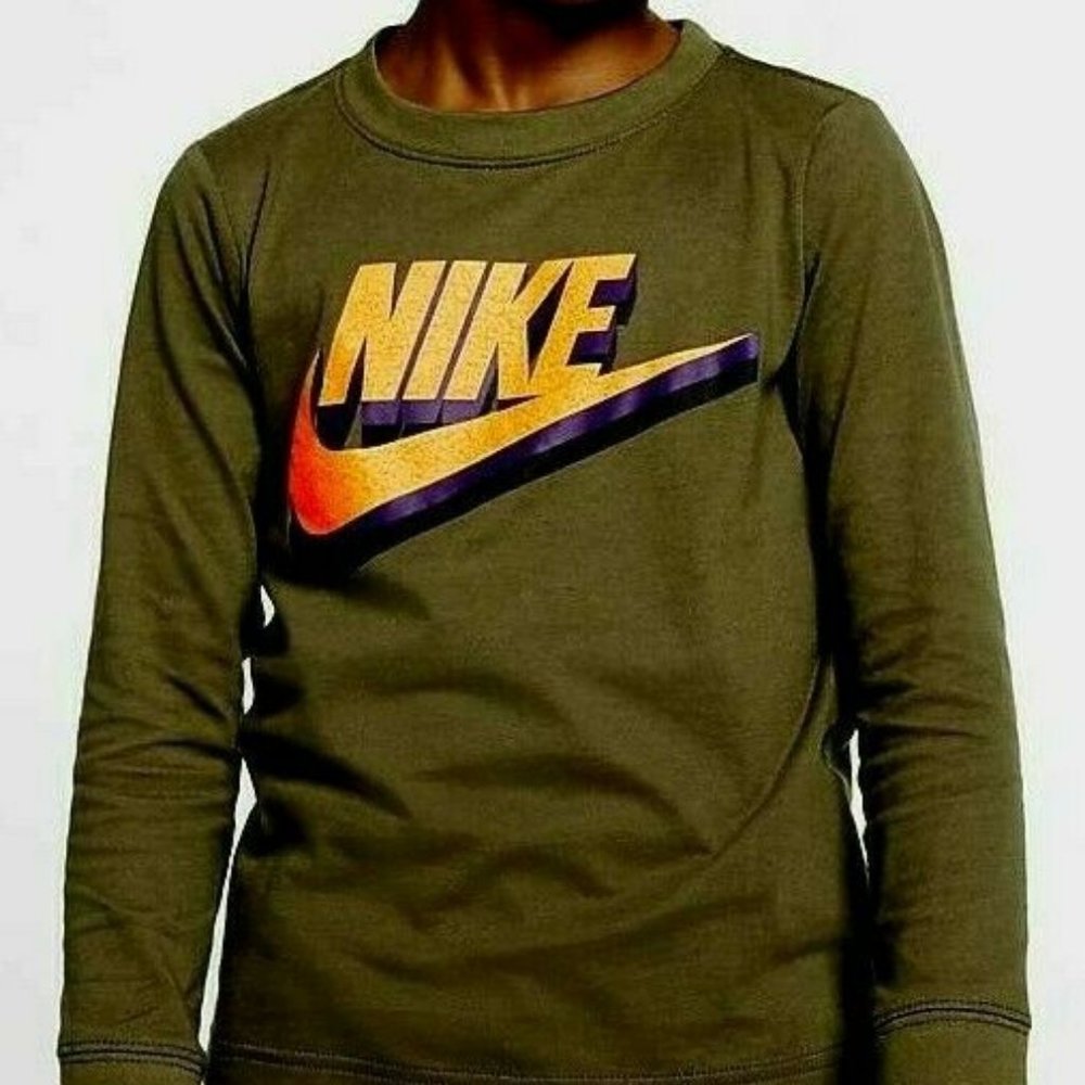 NIKE Little Kids Long-Sleeve T-Shirt Sportswear